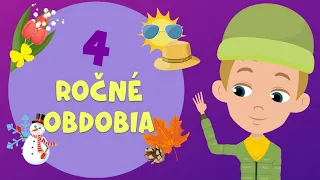 4 ročné obdobia -  učíme sa obdobia a oblečenie | Video pre deti | Skooys