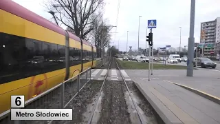 Tramwaje Warszawa 2023 Linia 6