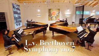 Beethoven: Symphony No.7 in A major 1st movement for 4 pianos