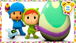 🍫 POCOYO ENGLISH - The Great Battle of the Easter Eggs [94 min] Full Episodes |VIDEOS and CARTOONS