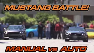 Auto '15 Mustang GT vs Manual '15 Mustang GT