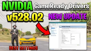 Best Settings For Gaming NVIDIA *New Update* Drivers v528.02 (Optimize Increase FPS Reduce Latency)