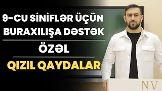 9-cu siniflər üçün Buraxılışa dəstək (ÖZƏL) - QIZIL QAYDALAR