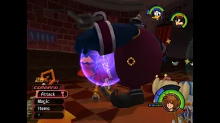 Kingdom Hearts (PS2) Easy Leveling up in Wonderland