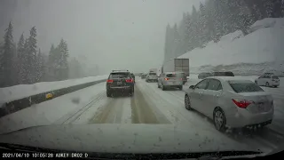 2021 Snoqualmie Pass, WA - an April snow storm aftermath