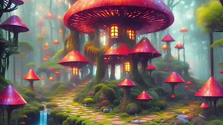 Magical Mushroom forest✨ Healing Nature Sounds, Magical Flute | Sleep, Healing, Relax, 8 HR Sleep