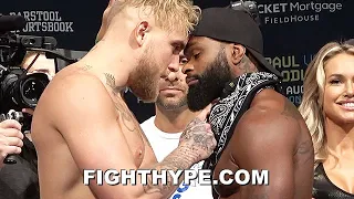 CHAOS ERUPTS AGAIN! JAKE PAUL RUNS UP ON TYRON WOODLEY & BRAWL NEARLY BREAKS OUT ONCE MORE