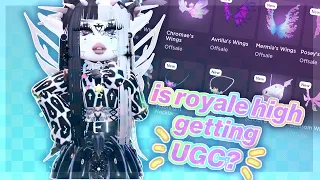 is royale high getting UGC?  ˚｡⋆୨୧˚royale high tea˚｡⋆୨୧˚