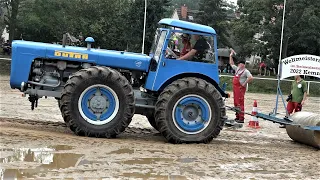 Traktoren bis 120 PS ohne Allrad- 15. Oldtimer WM im „Steinwalze ziehen“ 27.08.2022 Kemnitz /Görlitz