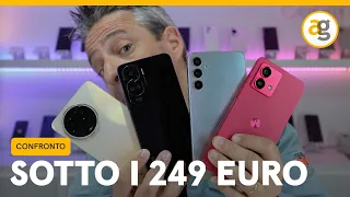 SMARTPHONE SOTTO i 249 EURO. CONFRONTO OTTOBRE 2023