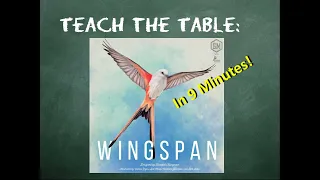 How to play Wingspan in 9 Minutes
