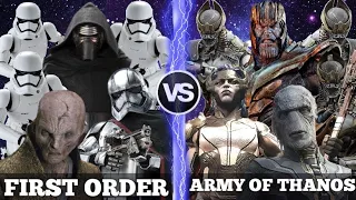 (MCU) Армия Таноса vs Первый Орден (STAR WARS)