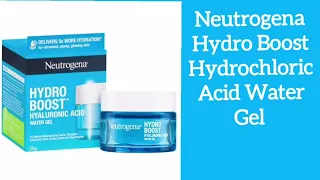 Neutrogena Hydro Boost Hydrochloric Acid Water Gel💦|Sapnadas| #skincare #youtube #hydrochloricacid