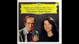 Gidon Kremer • Martha Argerich Play Beethoven Violin and Piano Sonata LP Version