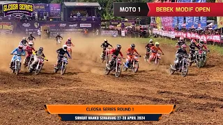 Langsung Memanas Moto1 Bebek Modif Open • Grasstrack CLEOSA Series Round 1 Wanko Semarang