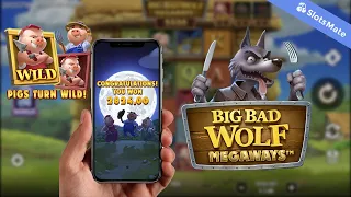 🐺 2X Consecutive Delicious Wins During Free Spins | Big Bad Wolf Megaways [SLOT] 🎰