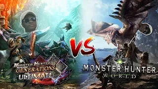 Monster Hunter: World vs Monster Hunter: Generations Ultimate (PS4 vs Nintendo Switch)