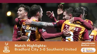 MATCH HIGHLIGHTS: Bradford City 3-0 Southend United