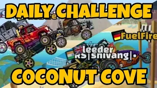 An almost Rotator WR & flying Diesels - Daily challenge Coconut Cove | Hill Climb Racing 2