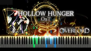 【ピアノ採譜】オーバーロードⅣ OP / HOLLOW HUNGER - OxT