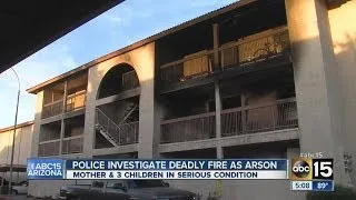 Police investigate deadly Phoenix fire as arson