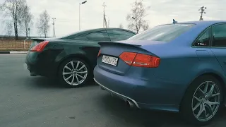 Infiniti G37   vs   Audi A4 (Белгород) .  Все ждали этой гонки ...