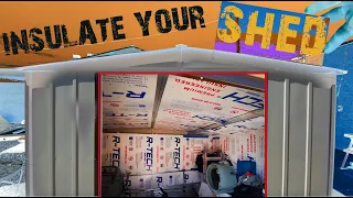 Insulating a metal Shed! | Home Improvement | Storage Ideas DIY