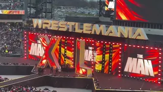 Wrestlemania 40 becky lynch and rhea ripley entrance