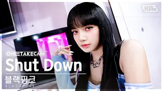 [단독샷캠4K] 블랙핑크 'Shut Down' 단독샷 별도녹화│BLACKPINK ONE TAKE STAGE @SBS Inkigayo 220925