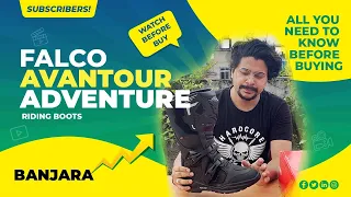 Falco Avantour 2 Adventure Riding Boots Review | BANJARA | #ridingboots #rider