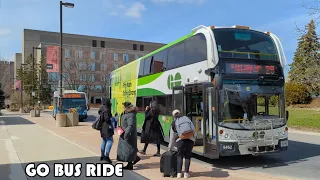 29 GO Bus Ride From University of Guelph To Kipling Bus Terminal