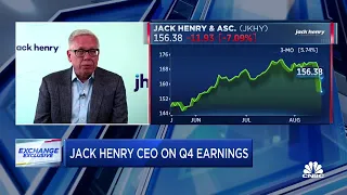 Jack Henry CEO on Q4 earnings: Our sales pipeline is larger than it's ever been