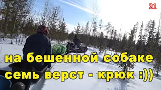 Поиск новых рыбных мест в тайге