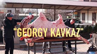 4K. "GEORGY KAVKAZ" FAMOUS BBQ. FRY EVERYTHING THAT MOVES