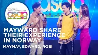 Maymay and Edward share their experience in Norway | iWant ASAP Highlights