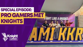 Knight Live Special: KKR Players meet pro gamers Mortal, Payal, Mamba, K18, Thug | TATA IPL 2024