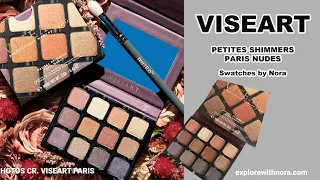 Viseart Petites Shimmers Paris Nudes Swatches