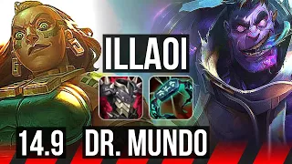 ILLAOI vs DR. MUNDO (TOP) | 61k DMG, 7/3/15 | JP Diamond | 14.9