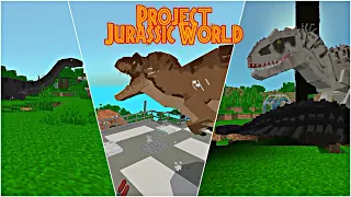 PROJECT JURASSIC WORLD ADDON V1.0 | Minecraft Beckrock Edition