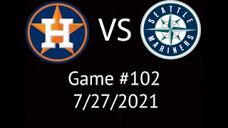 Astros VS Mariners  Condensed Game Highlights 7/27/21