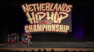 The Pack - Gold Medalist JV MegaCrew Division - Netherlands Hip Hop Dance Championship 2022