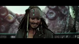 Jack Fights the Kraken Scene in Hindi | Pirates of the Carribean