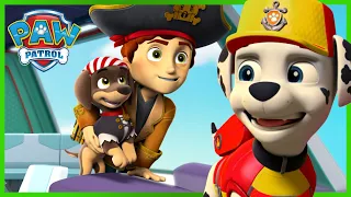 De Sea Patrol Pups redden de gestolen Sea Patroller en meer! - PAW Patrol Nederlands