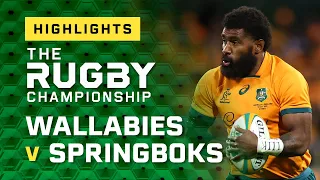 Highlights: Wallabies vs Springboks Rugby Championship | Wide World of Sports
