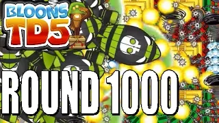 BTD5 Steam/Mobile HIGHEST ROUND EVER? (Round 1000)