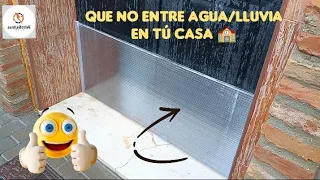 🌧️🚧Cómo evitar que entre Agua en puerta de entrada de una casa