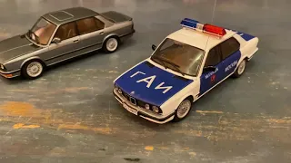 bmw 5 series E28 ГАИ СССР 1:43