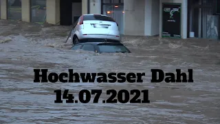 Teil 2 Hochwasser in Dahl 14.07.2021 noch wesentlich dramatischer