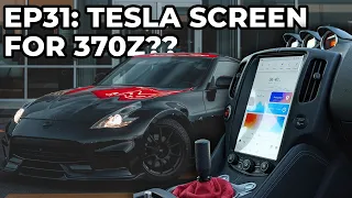 BIGGEST & COOLEST screen FOR THE 370Z! | Aucar TESLA-STYLE Screen Install Guide