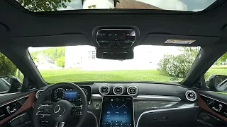 NEW 2022 Mercedes C300e Hybrid - EXTERIOR, INTERIOR and DRIVING